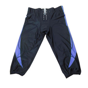 Pantalones de fútbol americano personalizados para jóvenes de alta calidad a rayas líneas laterales logotipo sublimado - Product Image 1