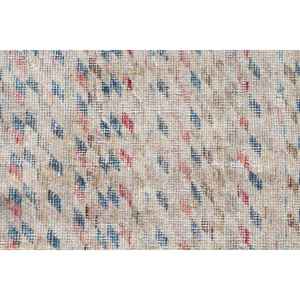 Alfombra Vintage, Alfombra Turca Extra Grande de 7.8x11.4 pies, Alfombra de Lana Blanca Abstracta - Product Image 5