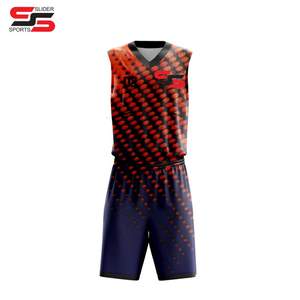 Chaleco de baloncesto Ropa deportiva Traje de sublimación de calor Rayas Impreso sin mangas Uniforme de baloncesto Suelto - Product Image 3
