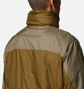 Chaqueta Cortavientos Impermeable Delgada y Transpirable con Recubrimiento Personalizado de Alta Calidad Unisex, Chaqueta con Capucha y Bloques de Color Vintage para Invierno - Product Image 5