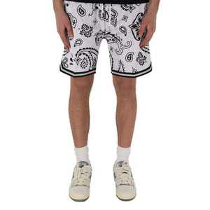 Pantalones cortos de verano para hombre, novedad, malla blanca personalizada, sublimación corta, patrón sólido, cierre de cordón, gran oferta, calle - Product Image 3