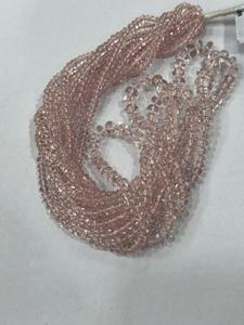 Cuentas de morganita Rosa natural de la mejor calidad, cuentas de piedras preciosas de morganita Lisa Rondel lisas de morganita sueltas - Product Image 4