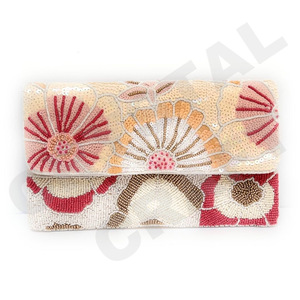 Bolsos de lujo de diseñador para mujer, bolsos para fiestas, bolso de mano de fiesta con cuentas personalizado, accesorios de moda con sabor floral - Product Image 6