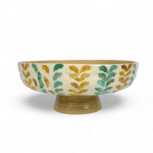 Support alimentaire en nacre, présentoir artisanal en coquillage pour desserts, fruits de mer et présentation d'aliments en provenance du Vietnam - Product Image 1