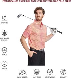 Polos informales de alta calidad OEM a precio de fábrica para hombre, Polo bordado transpirable de secado rápido a granel para Polo personalizado - Product Image 5