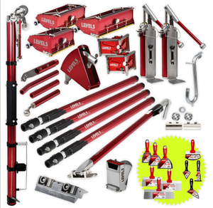 LEVEL5 Ultimate Drywall Taping and Finishing <b>Set</b> Automatic Taper Flat Boxes Angle Heads 7 Corner Applicator <b>Box</b> - Product Image 3