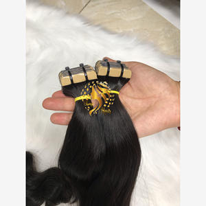 Extensiones de Cabello Remy Vietnamitas de Alta Calidad, con Cinta Adhesiva, Color Natural, Cabello Humano Liso 100%, Todas las Longitudes - Product Image 1