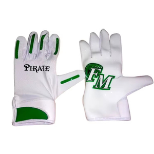 Gants de réception professionnels légers et imperméables pour le football américain - Fermeture auto-agrippante durable et personnalisable - Product Image 1
