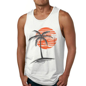 Camisetas sin mangas transpirables para hombre, precio al por mayor, ropa deportiva sin mangas de colores sólidos y diferentes, camiseta sin mangas para hombre - Product Image 1