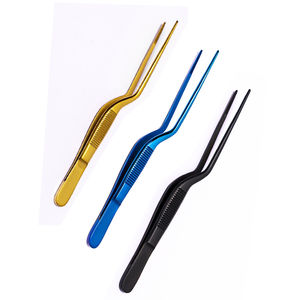 Pince à épiler à placage droit de 20cm de qualité supérieure Outil de précision revêtu de plasma Fourniture de fabricant en gros - Product Image 4