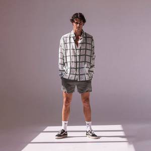 Soft Woven <b>Linen</b>/Cotton <b>Set</b> (Shirt & Shorts) for Men | Printed Casual Summer Loungewear with Quick Dry Feature - Product Image 2