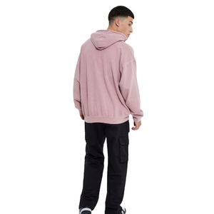 เสื้อฮู้ดดี้ผู้ชายสไตล์วินเทจ ลวดลายบาติก พิมพ์สกรีน ผ้าคอตตอน 100% หนานุ่ม ทรงโอเวอร์ไซส์ ล้างสีแบบแอซิดวอช สำหรับฤดูหนาว - Product Image 4