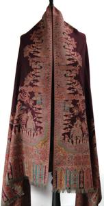 ผ้าคลุมไหลแคชเมียร์ ปักลายคานี ผ้าพัชมีนาเนื้อผ้าทึบ ระบายอากาศได้ดี นุ่มสบาย ผลิตจากโพลีเอสเตอร์ สำหรับผู้หญิง ใส่ในฤดูหนาว งานเทศกาล หรือสวมใส่ลำลอง - Product Image 4