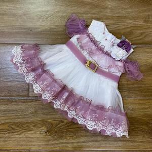 Nouveau Style Meilleur Bébé Filles Fête Floral Coton Frock Printemps Motif Floral Groupe D'âge Enfants - Product Image 2