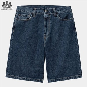 Pantalones Cortos de Mezclilla para Hombre, Cintura Media, con Botones, 100% Algodón, Elásticos, Diseño Sólido y Elegante, Casuales, Transpirables, Servicio OEM Rápido - Product Image 6
