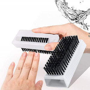 Brosse de nettoyage pour ongles en nylon légère et durable, poils flexibles, poignée ergonomique, qualité A+ pour un nettoyage en douceur - Product Image 1