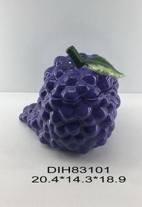 Juego de 2 Platos Esculpidos en Forma de Uva, Platos para Fruta, Tazones de Uva Morada, Platos de Fruta Vintage, Decoración Rústica, Decoración de Casa de Campo - Product Image 3