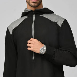 Ropa musulmana estilo árabe desgaste hombres Thobe Jubba para venta en línea nuevo diseño última moda hombres Jubba Thobe túnica árabe - Product Image 5