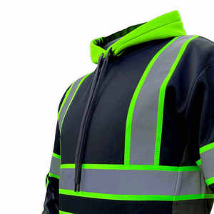 Prix de gros OEM ODM Vêtements de sécurité au travail Sweat à capuche de sécurité réfléchissant pour hommes à vendre Vestes de sécurité haute visibilité - Product Image 6