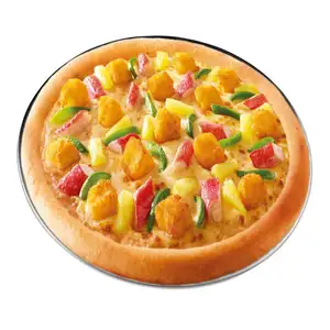 Penjualan Terbaik pemasok barang India layar Pizza paduan aluminium berlubang nampan Pizza piring panci Logo kustom