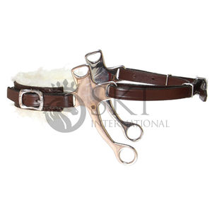 Personalizable Cuero Genuino Negro Marrón Elegante Ajustable Hackamore Bitless Horse Bit Piel Acolchado Hebillas Producto Ecuestre - Product Image 3