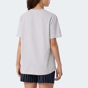 Conjuntos de ropa de mujer de diseño personalizado OEM, camisetas y pantalones cortos de algodón 100%, conjuntos gemelos de 2 piezas, ropa informal de verano - Product Image 2