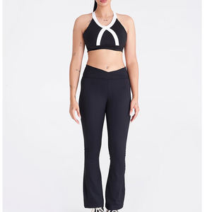 Produit tendance 2025 Ensemble de yoga pour femmes Nouvelle arrivée Ensemble de yoga tendance pour femmes avec logo personnalisé Taille et couleurs - Product Image 3