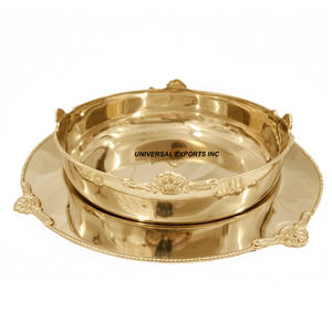 Tazón de Chocolate con Acabado Dorado Brillante, Forma Redonda, Decorativo para Mesa, Tazón para Dulces de Primera Calidad, Elegante Tazón para Chocolate - Product Image 1