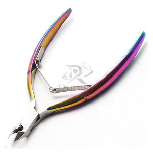 Modern Luxury Design Curved Stainless Steel Cuticle Nippers with Wide Jaw Opening for Professional <b>Nail</b> Care Beauty <b>Equipment</b> - Product Image 5