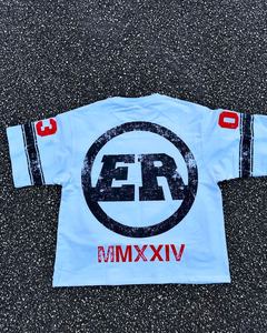 T-shirt personnalisé pour homme grande taille, col rond, manches courtes, 100% coton, avec logo sur le devant, tissu tricoté - Product Image 3
