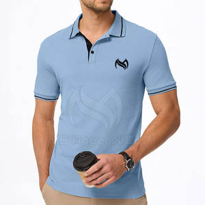 เสื้อยืดสำหรับผู้ชายผ้าฝ้าย100% ถักสีพื้นระบายอากาศได้ดีสวมใส่สบาย - Product Image 4