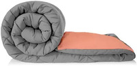 Ensemble de literie en coton uni beige de 4 pièces, personnalisé en usine, pour la maison et l'hôtel, couvre-lit de luxe