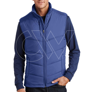 2024 Usine Directe Réversible Manches Moins Puffer Veste pour Hommes Chaud Polyester avec Nouveau Design - Product Image 1