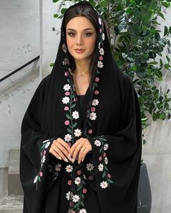 Abaya en cristal de qualité supérieure de Dubaï, robe élégante et modeste en tissu de haute qualité pour femmes musulmanes, meilleure vente - Product Image 2