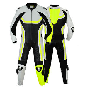 ชุดแข่งมอเตอร์ไซค์หนังชิ้นเดียวสำหรับผู้ชาย, ชุดแข่งมอเตอร์ไซค์หนังชุดแข่งรถกันลมไซส์ใหญ่ป้องกันการตก - Product Image 5
