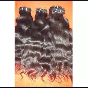 Venta 100% Extensión de cabello humano Paquete de cabello indio crudo Remy Extensión de cabello natural Proveedor de cabello crudo Cabello indio Virgen sin procesar - Product Image 5