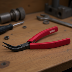 Usag Extra-<b>Long</b> Half-Round <b>Nose</b> Pliers with 40 Bent Jaws Product Category Plier - Product Image 3
