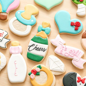 Moule à découper en plastique moulé par injection pour biscuits, fondant, pâte à modeler, thème <span class=keywords><strong>anniversaire</strong></span> et fête, 8 <span class=keywords><strong>emporte</strong></span>-pièces, outil de découpe pour glaçage royal - Product Image 6