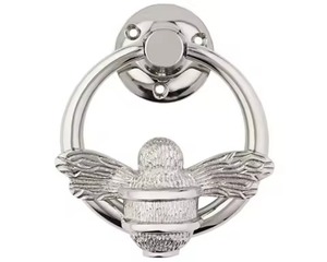 Aldaba de puerta de Metal sólido, estilo rústico Vintage, decoración de puerta delantera de alta resistencia, accesorio de Hardware de entrada para puerta de casa - Product Image 3