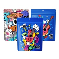 Sachet Doypack personnalisé à fermeture éclair en LDPE pour emballage jetable de pain, cacahuètes, noix, pinèdes et mélange de noix de cajou