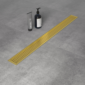 นีโอกันฝน24นิ้วท่อระบายน้ำสแตนเลส304ทองดีไซน์ทันสมัยได้รับการรับรองจากคลังสินค้าของเรา - Product Image 1