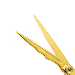 Ciseaux professionnels personnalisés de coiffeur faits à partir de l'acier japonais pour la coupe douce de cheveux - Product Image 4