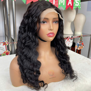 Pelucas de cabello humano virgen donante más vendidas 100% para mujeres negras 200% densidad 13X4 cierre Frontal de encaje Peluca de cabello humano ondulado - Product Image 2