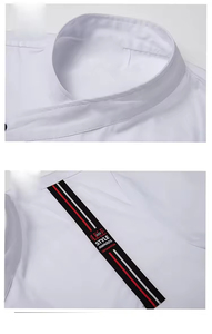 Juego de uniforme de chef vaquero de 3 piezas de diseño personalizado profesional OEM para <span class=keywords><strong>restaurantes</strong></span> y bares americanos - Product Image 4