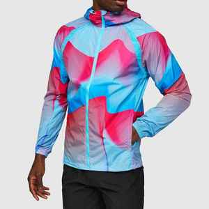 Chaqueta Bomber Ligera de Primavera Personalizada por Sublimación para Hombre, para Correr, con Ribete de Piel de Oveja, Tejido Transpirable - Product Image 1