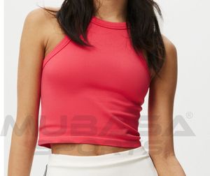 เสื้อกล้ามสำหรับออกกำลังกายผ้าฝ้ายซี่โครงสำหรับผู้หญิงเสื้อครอปขนาดใหญ่พิเศษสำหรับออกกำลังกายในฤดูร้อน - Product Image 3