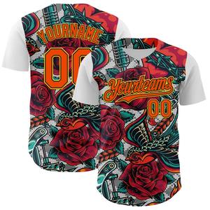 Hot Sale Customized Baseball Uniforms With <b>Rhinestone</b> High Quality Sublimation Baseball Jerseys - Product Image 1