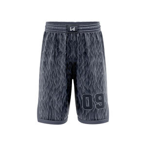 Shorts de basket-ball personnalisés avec logo imprimé, 100% polyester respirant, grande taille, séchage rapide, pour équipes et clubs, prix bas, pas de MOQ - Product Image 1