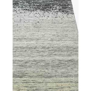 Tapis en laine noué à la main Kavi gris et noir, grand format, motif abstrait pour la décoration de la maison et du salon - Eha-151 - Product Image 4