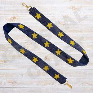 Star Yallow Beaded Purse Strap Customized White Gold Seed Bead <b>Bag</b> Straps <b>Accessories</b> <b>Bags</b> Special <b>Bag</b> Parts <b>Accessories</b> - Product Image 1